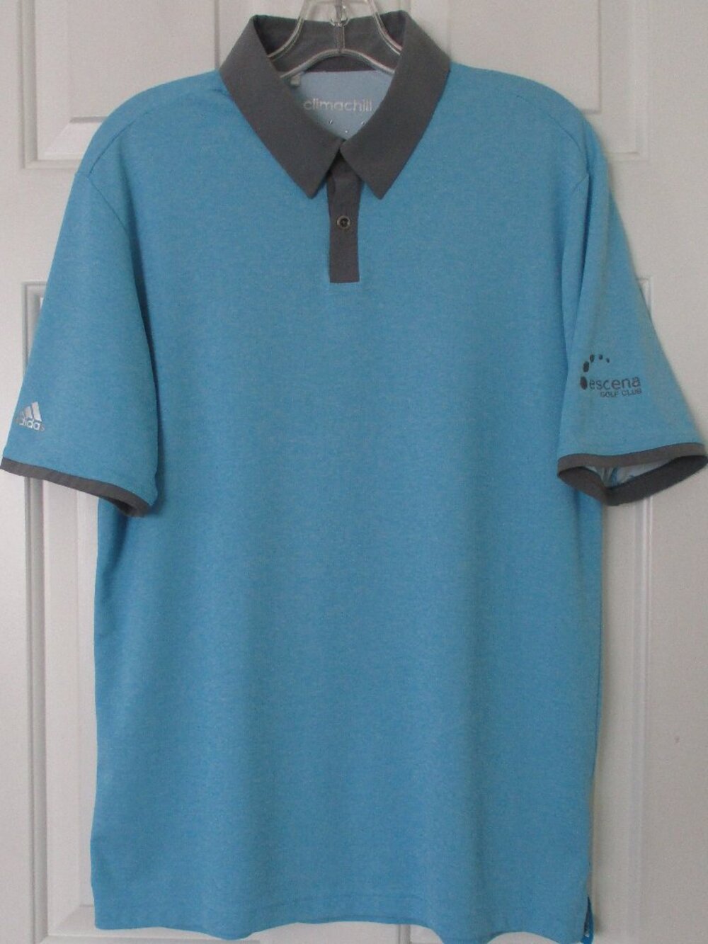 adidas ClimaChill Mens S/S "Escena Golf Club" (Palm Springs, CA) Polo Shirt - S